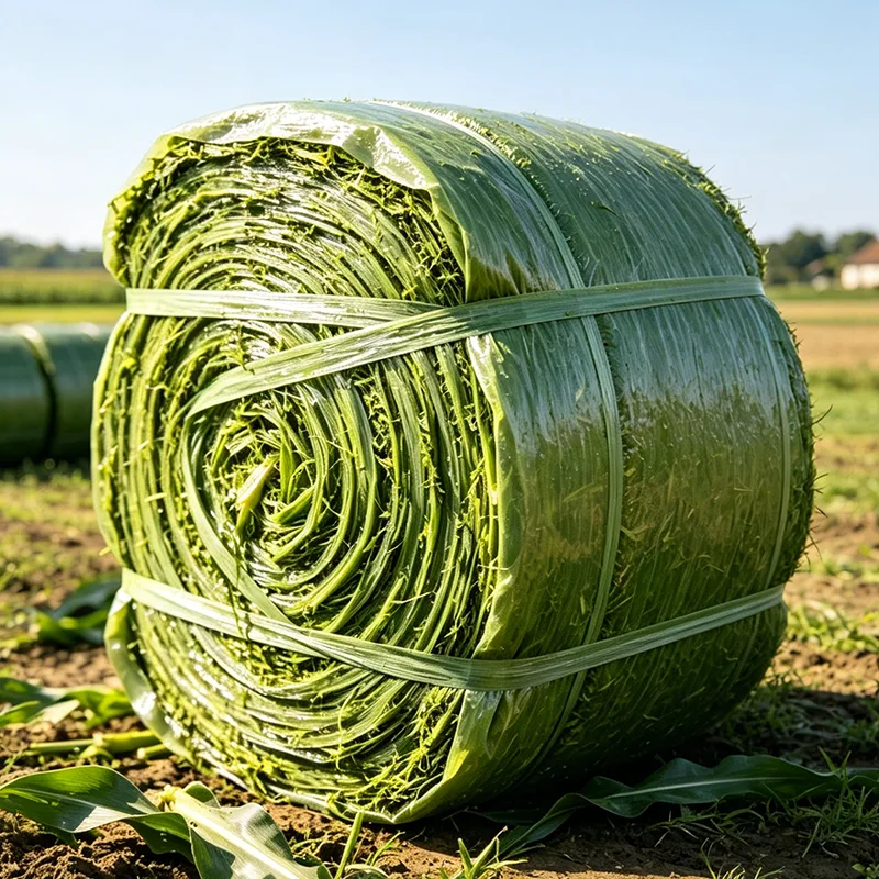Stretch Wrap paalattu maissisäilörehu